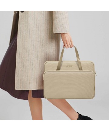 Tech-Protect Carrying Bag for 13-14" Laptop - Beige