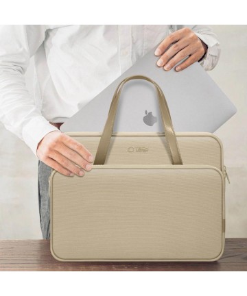 Tech-Protect Carrying Bag for 15-16" Laptop - Beige