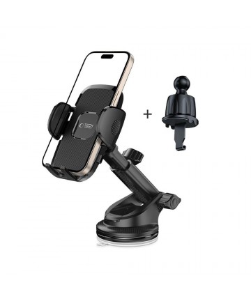Tech-Protect V3 Car Holder for Dashboard, Windshield or Air Vent Mount - Black