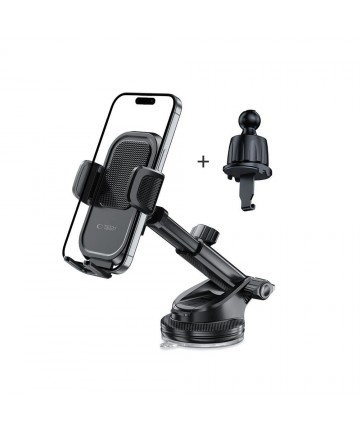 Tech-Protect V8 Car Holder for Dashboard, Windshield or Air Vent Mount - Black