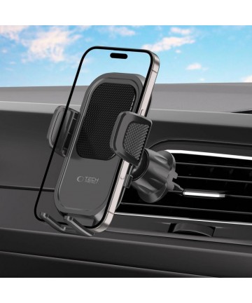 Tech-Protect V8 Car Holder for Dashboard, Windshield or Air Vent Mount - Black