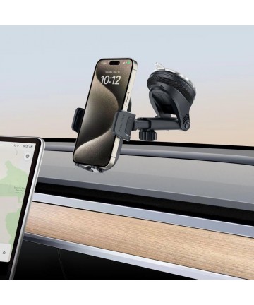 Tech-Protect V8 Car Holder for Dashboard, Windshield or Air Vent Mount - Black