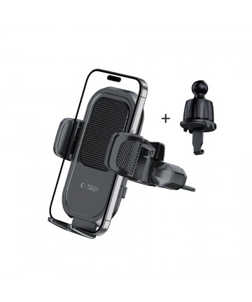 Tech-Protect V8 Car Holder for CD Slot or Air Vent Mount - Black