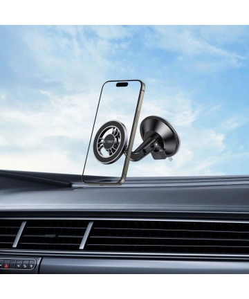 Tech-Protect N56 Magnetic MagSafe Car Holder for Cockpit, Windshield Mount - Black