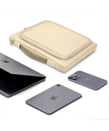 Tech-Protect Basic Bag for 13-14" laptop - beige