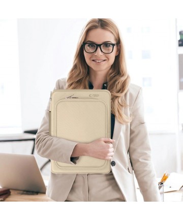 Tech-Protect Basic Bag for 13-14" laptop - beige