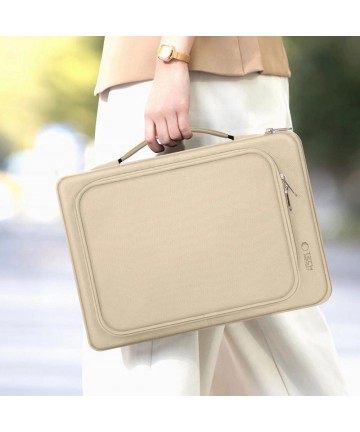 Tech-Protect Basic Bag for 15-16" laptop - beige