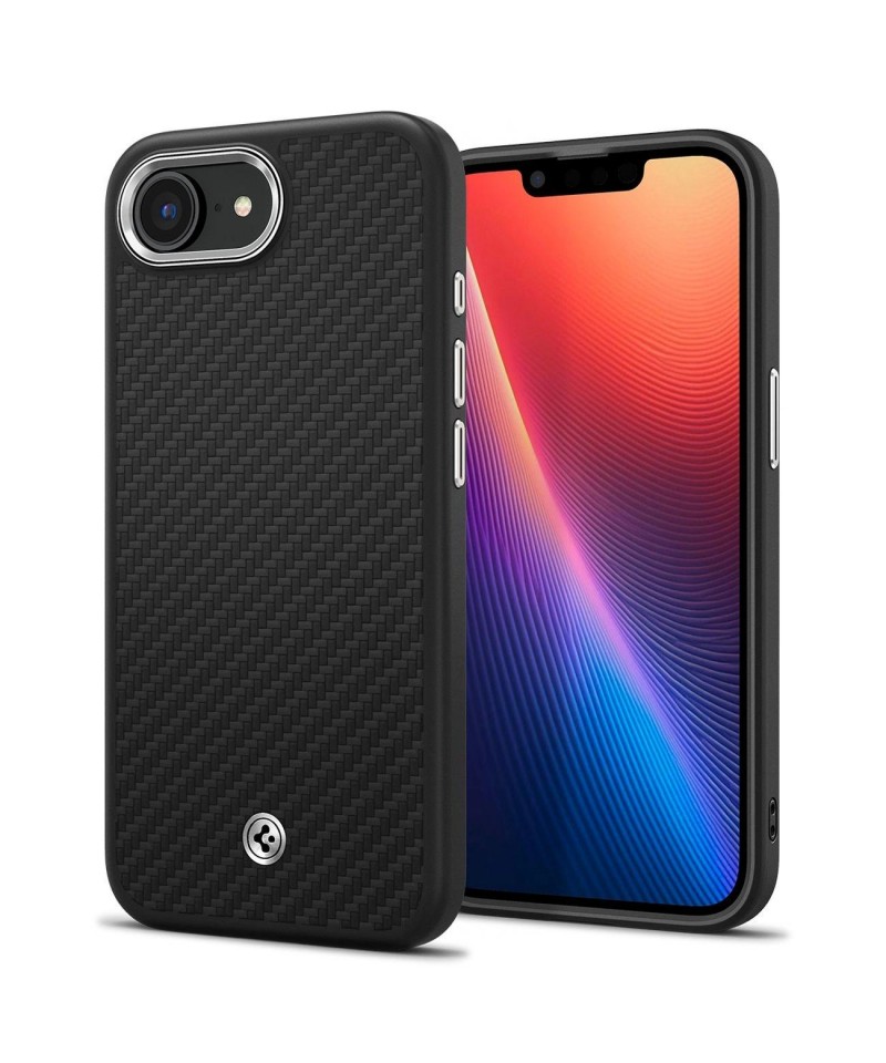 Spigen Enzo Aramid MagSafe Case for iPhone 16e / 17e - Black