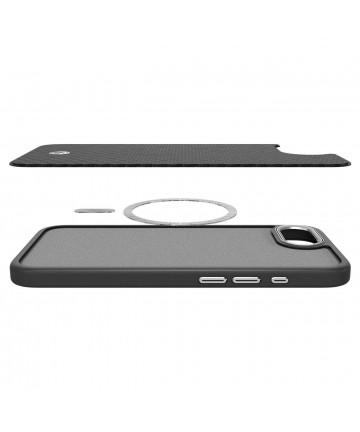 Spigen Enzo Aramid MagSafe Case for iPhone 16e / 17e - Black