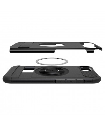 Spigen Slim Armor MagSafe Case for iPhone 16e / 17e - Black