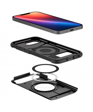 Spigen Slim Armor MagSafe Case for iPhone 16e / 17e - Black