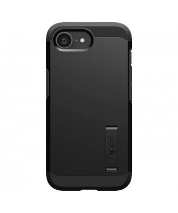 Spigen Tough Armor Case with MagSafe for iPhone 16e / 17e with Stand - Black