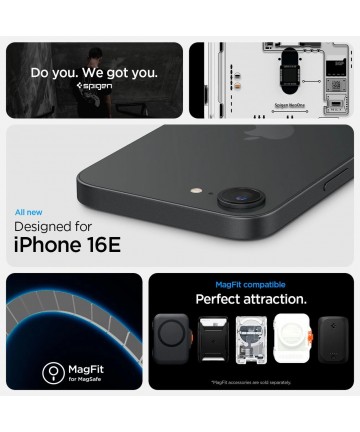 Spigen Ultra Hybrid MagSafe Case for iPhone 16e / 17e Neo One - Clear