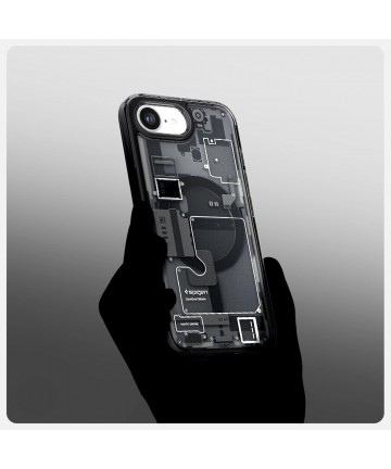 Spigen Ultra Hybrid MagSafe Case for iPhone 16e / 17e Zero One - Black