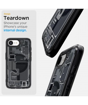 Spigen Ultra Hybrid MagSafe Case for iPhone 16e / 17e Zero One - Black