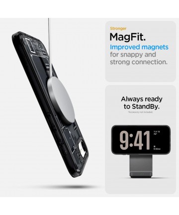Spigen Ultra Hybrid MagSafe Case for iPhone 16e / 17e Zero One - Black