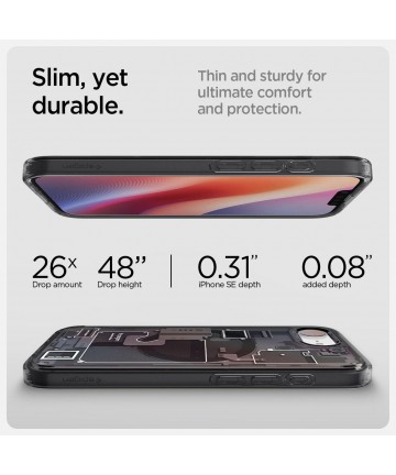 Spigen Ultra Hybrid MagSafe Case for iPhone 16e / 17e Zero One - Black