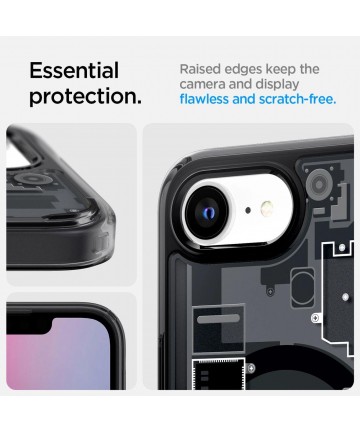 Spigen Ultra Hybrid MagSafe Case for iPhone 16e / 17e Zero One - Black