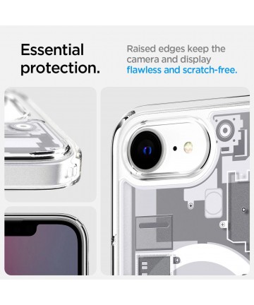 Spigen Ultra Hybrid MagSafe Case for iPhone 16e / 17e Zero One - White