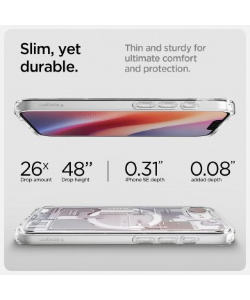 Spigen Ultra Hybrid MagSafe Case for iPhone 16e / 17e Zero One - White