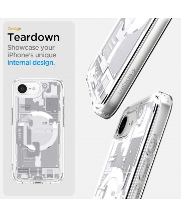 Spigen Ultra Hybrid MagSafe Case for iPhone 16e / 17e Zero One - White