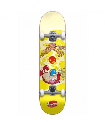 ALMOST Ren & Stimpy Drain FP Complete Skateboard 8.0'' - Κίτρινο