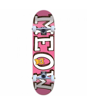 MEOW logo complete skateboard 7.5'' - Ροζ