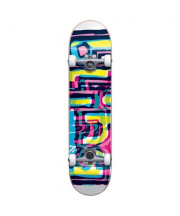 BLIND Logo Glitch FP Yth Complete Skateboard 7.25'' - Λευκό