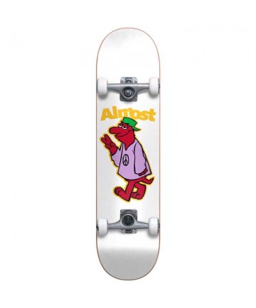 ALMOST Peace Out Yth FP Complete Skateboard 7.25'' - Λευκό