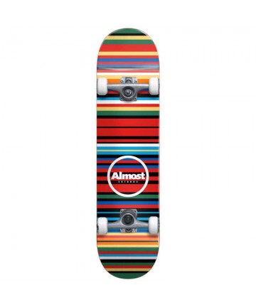 ALMOST Thin Strips FP Complete Skateboard 7.75'' - Μαύρο