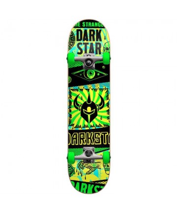 DARKSTAR Collapse Yth W/Stocking FP Complete Skateboard 7.375'' - Πράσινο