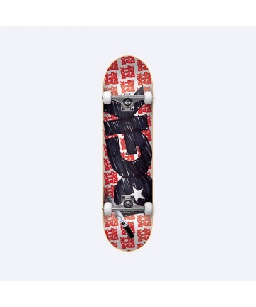 DGK Complete Skateboard Scribble 7.25'' - Red/Black