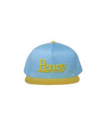 PENNY SKATEBOARDS  Snapback Cap, Light Blue/Yellow