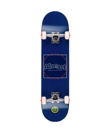 ALMOST Dot Box FP Complete Skateboard 7.75'' - Navy