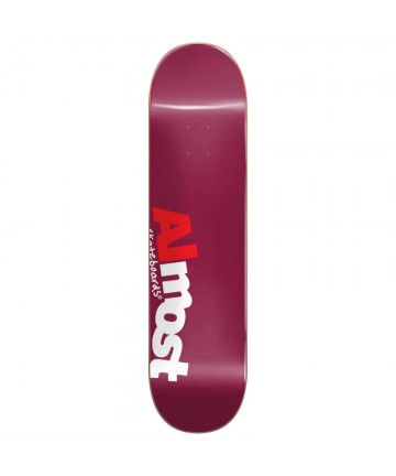 ALMOST Most HYB Skateboard Deck - Burgunndy