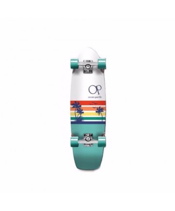 OCEAN PACIFIC sunset cruiser skateboard 10'' - Navy/White