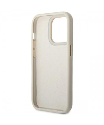 Guess Croco Collection case for iPhone 14 Pro 6.1" - silver