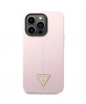 Guess Silicone Triangle iPhone 14 Pro 6.1" Case - Purple