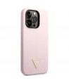 Guess Silicone Triangle iPhone 14 Pro 6.1" Case - Purple