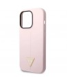 Guess Silicone Triangle iPhone 14 Pro 6.1" Case - Purple