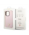 Guess Silicone Triangle iPhone 14 Pro 6.1" Case - Purple