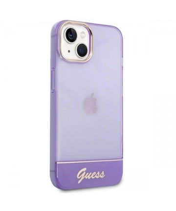 Guess Translucent iPhone 14 6.1" Case - Purple