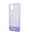 Guess Translucent iPhone 14 6.1" Case - Purple