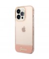 Guess Translucent iPhone 14 Pro Max 6.7" Case - Pink