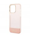 Guess Translucent iPhone 14 Pro Max 6.7" Case - Pink