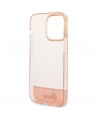 Guess Translucent iPhone 14 Pro Max 6.7" Case - Pink