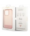 Guess Translucent iPhone 14 Pro Max 6.7" Case - Pink