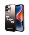 Karl Lagerfeld KLHCP14LTGKCK iPhone 14 Pro 6.1 "hardcase black / black Gradient Ikonik Karl & Choupette