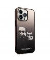 Karl Lagerfeld KLHCP14LTGKCK iPhone 14 Pro 6.1 "hardcase black / black Gradient Ikonik Karl & Choupette