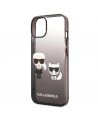 Karl Lagerfeld KLHCP14LTGKCK iPhone 14 Pro 6.1 "hardcase black / black Gradient Ikonik Karl & Choupette